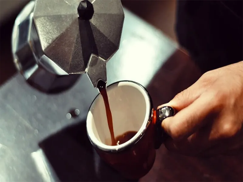 درست کردن قهوه با موکاپات 