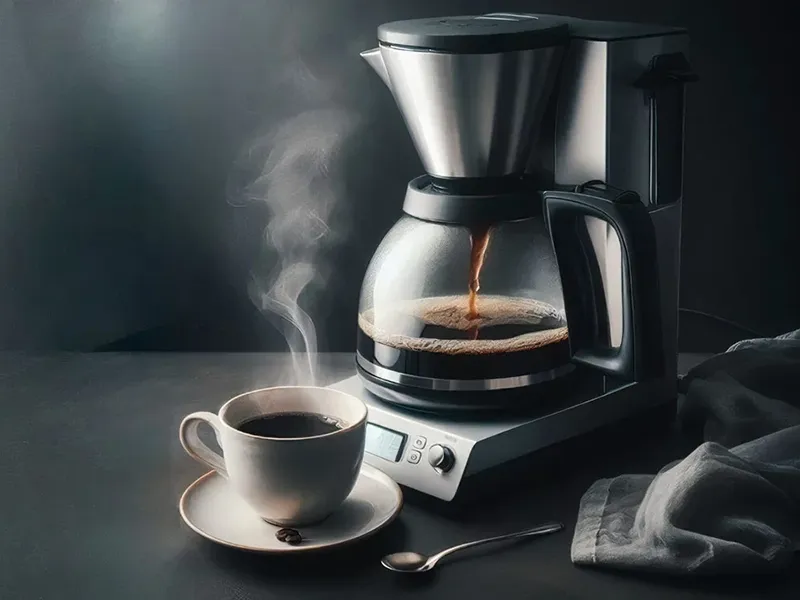 دم کردن قهونه با قهوه ساز